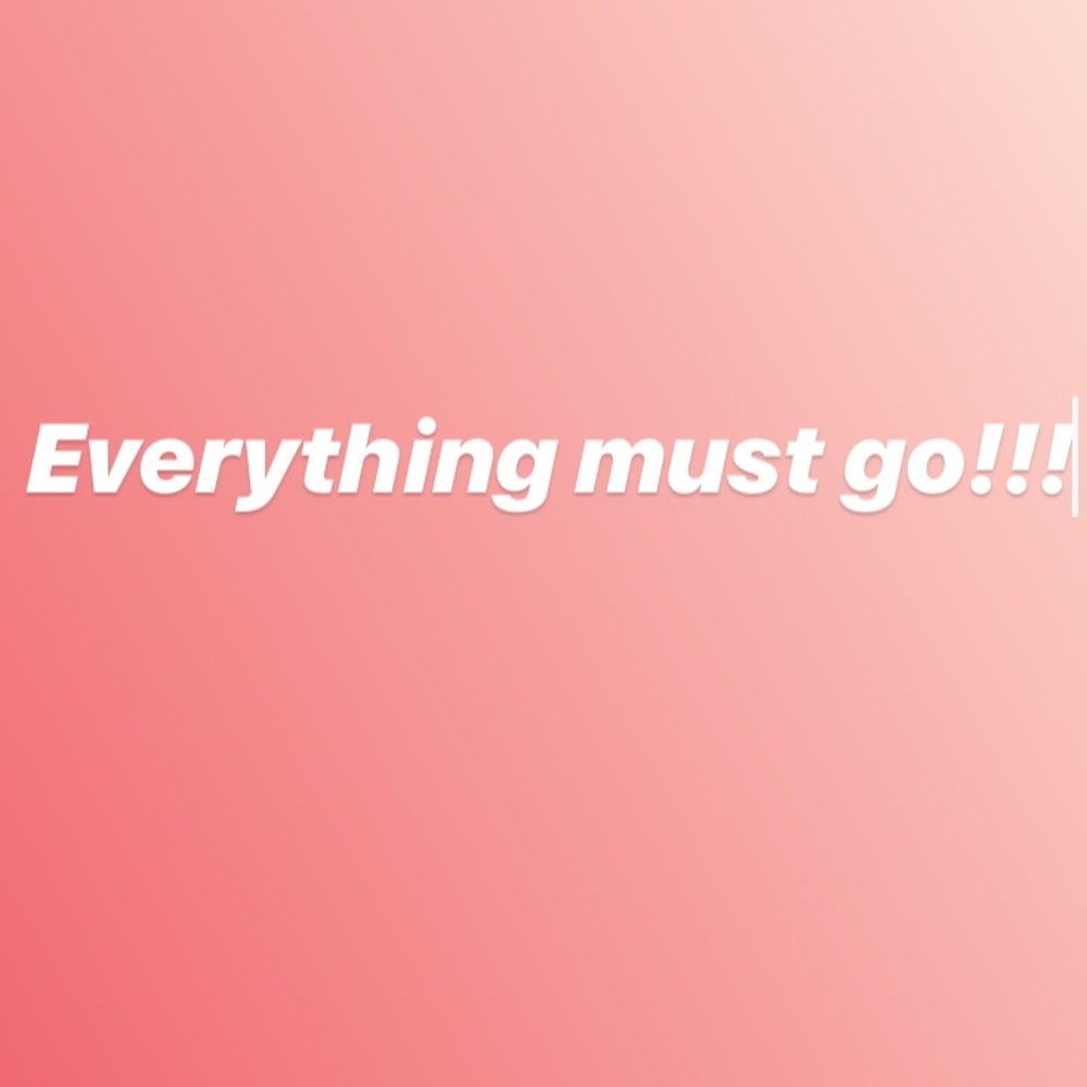 Everything must go!! Give me your best price.